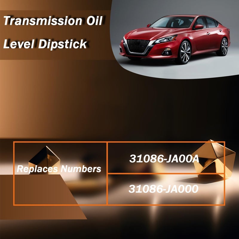 Engine Dancer Transmission Dipstick Oil Level Dipstick Compatible with Nissan Altima 2007-2018 Rogue 2.0 2017-2019 Rogue 2.5 2015-2023 Rogue Sport 2017-2022 Sentra 2017-2019 Replace 31086-JA00A, 31086-JA000 - Image 3